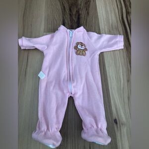 Horsman  Dr Denton rare 1988 Vintage Babydoll Pink Bear Sleeper